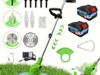 Cordless Grass Trimmer with 24v Rechargeable Lithium Battery