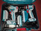 Cordless impact drill wrench set Total