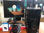 Core 2 Duo, 19” Monitor Full Set Desktop Computer