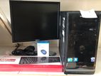 Core 2 Duo 3.0, 320 Hdd 17 Monitor with Full Set Desktop Computer
