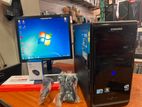 Core 2 Duo, DDR3 4GB Ram, 17” MONITOR Full Set Desktop CPU Computer