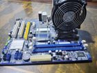 Core 2 Duo Motherboard with Processor Fan