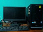 Core 2 Duo PC And 19 inch Moniter