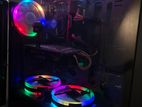 Core i3 10th gen Gaming Pc Full Set - 8 Rgb Fans/24"