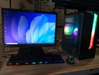 Core-i3 4th Gen 8GB D3 Ram+128GB SSD +500GB HDD RGB +22 "Wide Monitor-