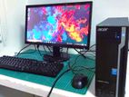 Core i3 6th Pc Gen 8GB +500GB 19"LCD Monitor With Full Set