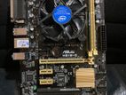 Core I5-4570 4th Gen With Asus H81 M-C Lga 1150 4Gb Ram