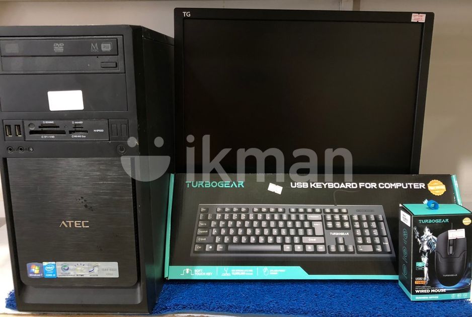 Core I5 4th Gen, 4gb Ram, 19” Monitor Full Set Desktop,Computer, PC for ...