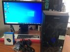 Core i5 4th Gen 8gb Ram 24” LED Monitor Full Set Desktop Computer