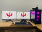 Core i7 14th Gen RTX 4060Ti Dual Monitor Setup