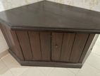 Corner Wooden Storage Cabinet