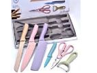 Corrugated Kitchen Colorful - Knife Set 7 PCS Non-Stick