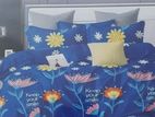 Cotton Bed Sheets with 2 Pillow Cases