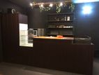 Counter cashire area resturent and cafe