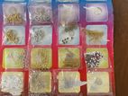 craft items lot earring hardware /paper
