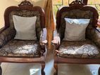 Teak Wooden Settee Set