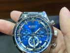 Curren Blue Dial Stainless Steel Watch