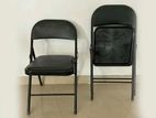 Cushion Folding chair - Black