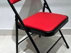 Cushion Folding chair - Red