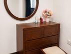 Custom Built Solid Mahogany Bedroom Set