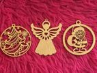 Laser Cut Christmas Hangers