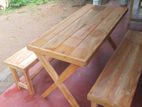 Custom Made Tables with Benches