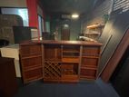 Custom Solid Teak Bar Cupboard