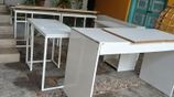 Table with Swing Chair