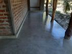 Cut Cement Titanium Floor Works