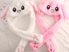 Ear Moving Bunny Hat with Light