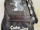 Cute Kitty School Bag