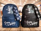 Cute Kitty School Bag