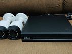 Dahua 4 Channel DVR With 2 Cameras