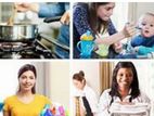 Daily and staying Housemaid services.