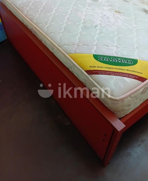 Damro Bed 6×5 With2 Drawers With Spring Mat.& Double Layer Mat. for ...