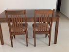 Damro Caplin Dining Suite with Table, Chairs & Bench