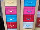 Damro Daxer Plastic Drawer Cupboard 6 Pcs