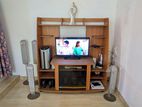 Damro Full-Size Light Brown TV Stand