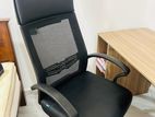 Damro High Back Chair with Table