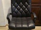 Damro High Back Leather Chair
