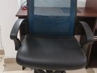 Damro High Back Leather Chair