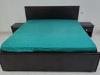 Damro Ornate Super King Bed with Side Cupboards