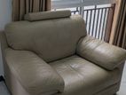 Damro Palace Genuine Leather Sofa 3+1 Seater –