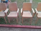 Damro Plastic Rattan Chairs