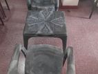Damro Plastic Table with chair 6 pcs