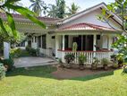 Dankotuwa House with Land Flower Garden for Sale