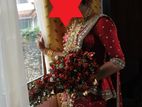 Dark Red Homecoming Saree