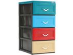 Daxer 4 Drawer Plastic Cupboard