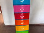 Daxer 6 Drawer Plastic -Coloured