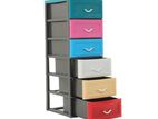 Daxer LARGE 6D DRAWER CUPBOARD ECONOMY- PINK
